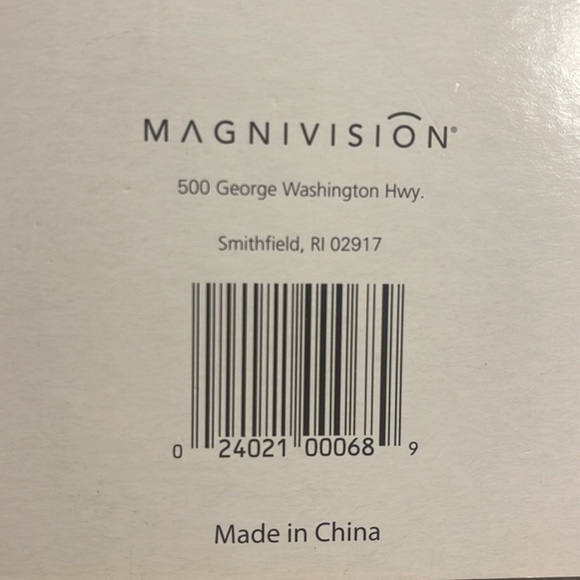 Magnivision Magnifier Double Strength Bifocal Lens 2 X 3 inch Sturdy Metal Frame - Picture 7 of 7